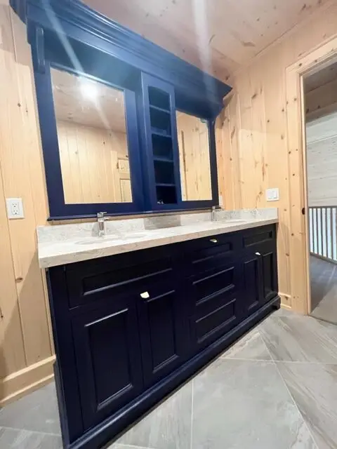 Custom Bathroom Vanity.
